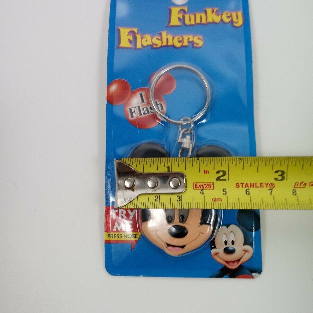Disney Funkey NEW In Package Mickey Mouse Keyring **DOES NOT FLASH** - Picture 7 of 11